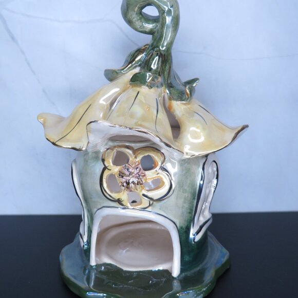 Blue Sky Clayworks Fairy Blossom Tea Light Candle Holder - Picture 10 of 11